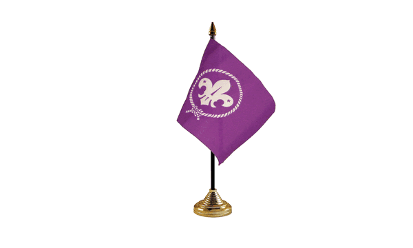 Scouts Purple Table Flags